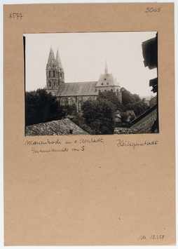 Vorschaubild Heiligenstadt: Marienkirche in der Altstadt, Gesamtansicht von Süden